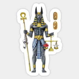 Anubis Egyptian Mythology God Sticker